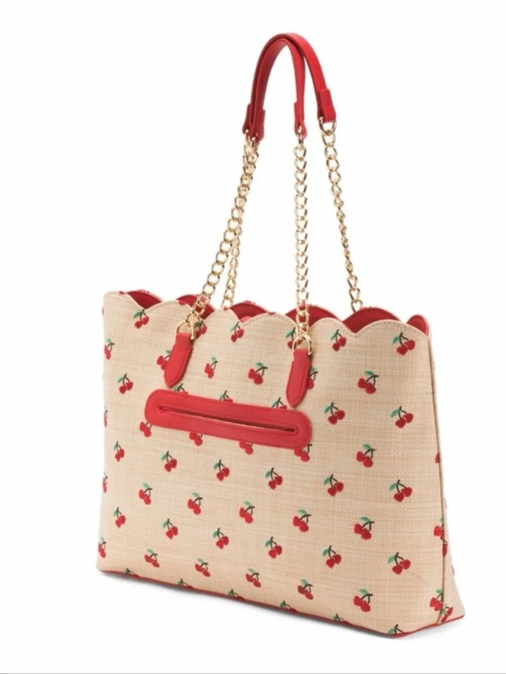 NWT Betsey Johnson Cherry Tote with Matching Wallet